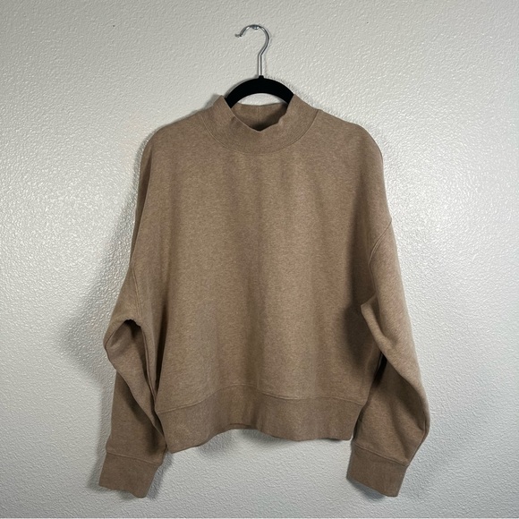 Vince Women's Cozy Dropped Shoulder Pullover Mock Neck Sweater Medium - Picture 3 of 10